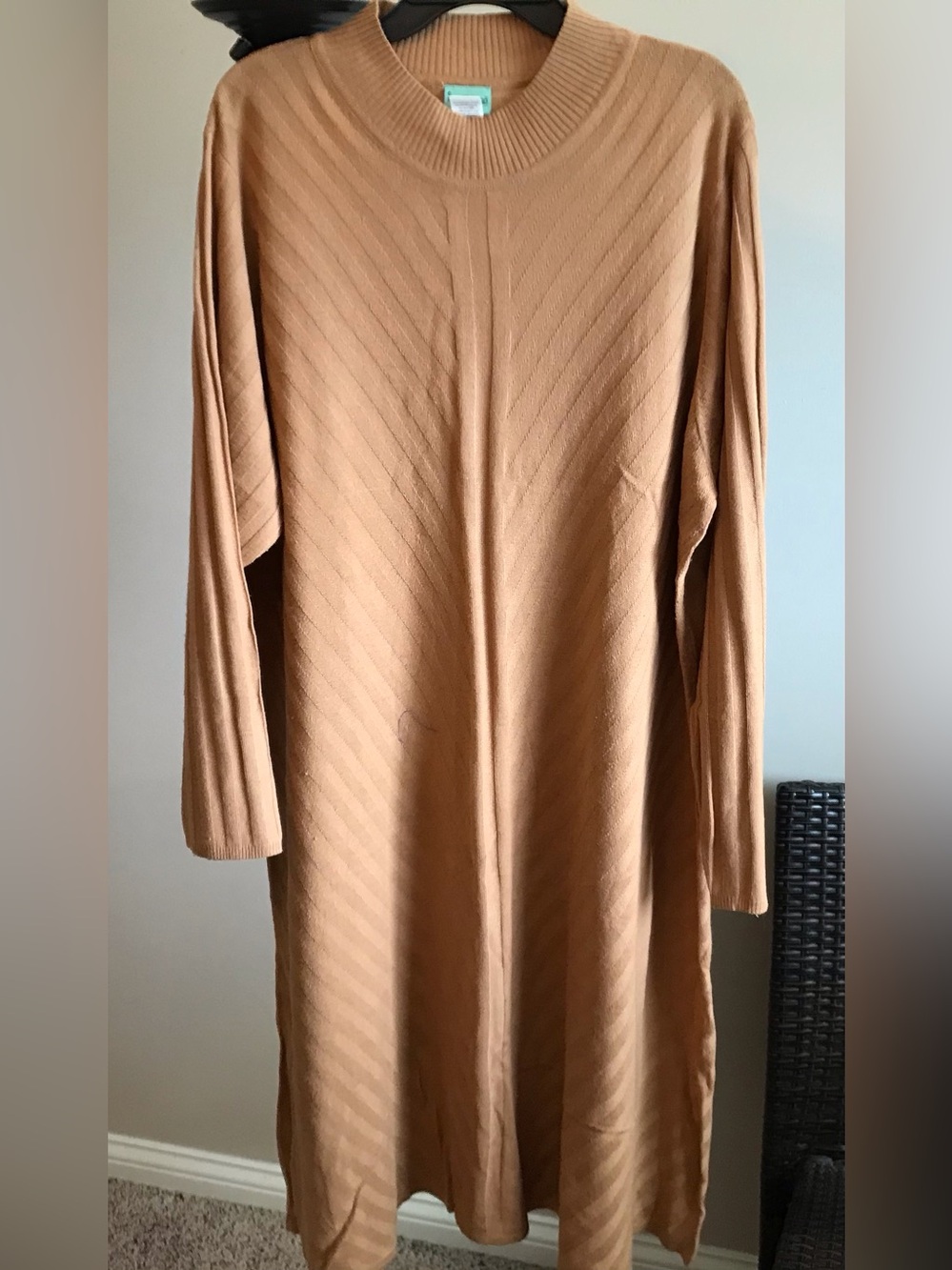 Camel Sweater Dress Sara Morgan